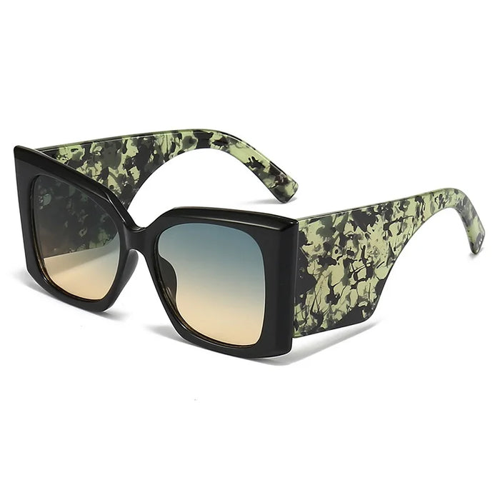 Women Oversize Square Sunglasses Men Wide Glasses Legs Travel Male Shades Female Gafas Oculos Retro Brand Designer Luxury UV400