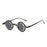 Nouvelles lunettes de soleil rondes rétro deux en un en titane pur pour femme, style Y2K, personnalité steampunk, haute qualité, pour homme, Gafas De Sol UV400