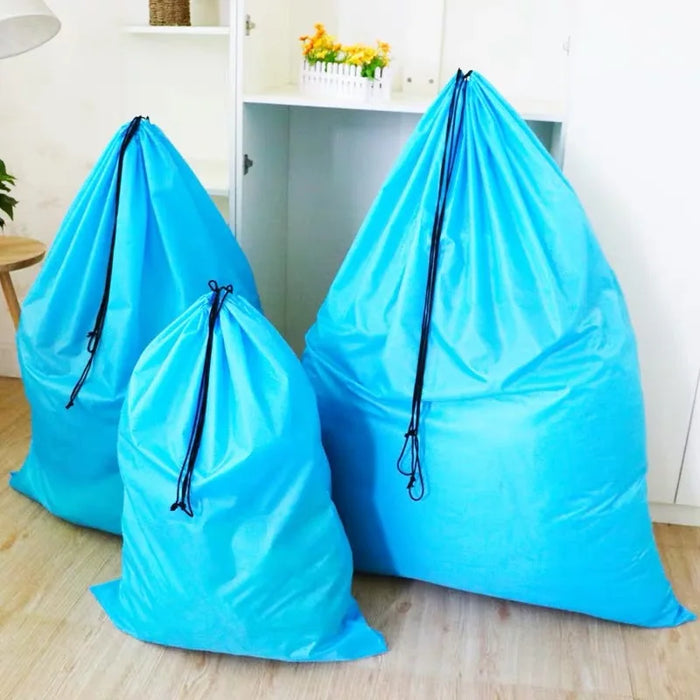 Big Size Large Capacity Waterproof Storage Bags Drawstring Sturdy Home Organize Grocery Dust Bag Oversized Quilt Storage Bag