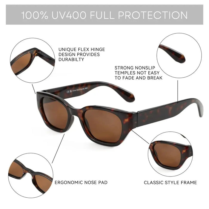 ZENOTTIC Womens Sunglasses Polarized Sun Glasses Trendy Cat Eye UV400 Protection
