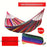 1 Piece Portable Woven Canvas Hammock With Storage Bag Anti Rolling Hammock For Indoor Outdoor Camping Garden Backyard