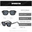 New Square Sunglasses Women  Wave Frame Vintage Shades Brand Designer Gafas Luxury Sun Glasses UV400 Eyewear Oculos