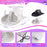 8/10/16/20/40 Sombreros de vaquero iluminados Sombreros de boda iluminados Sombreros de vaquera occidentales LED para recepción de bodas, baile, despedida de soltero