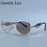 Metal Frame Round Punk Photochromic Sunglasses Women 2026 Luxury Brand Designer Steampunk Oval Sun Glasses Outdoor Eyewear Shade