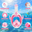 Kids Unicorn Snorkel Mask Full Dry Anti Fog Waterproof With Advanced Respiratory System Diving Swim Equipment For Children