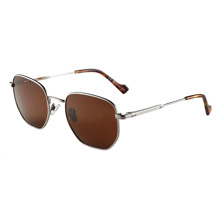 ZENOTTIC Lunettes de Soleil Rétro Hexagonales Polarisées pour Hommes Femmes-Monture Métallique Vintage Protection UV Tendance Mode
