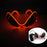 Halloween Funny Sunglasses Personalized Eyewear Alien Style Glasses Luminous Neon Glasses For Rave Festival Club Party Props