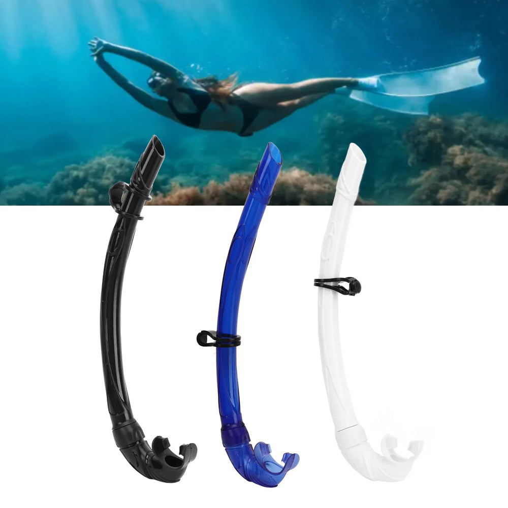 Diving Snorkel PVC Diving Snorkeling Tube Comfortable Mouthpiece Strong Sealing Comfortable To Use for Freediving