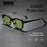HBK Elegant Square Men's Sunglasses Fashion Frame Vintage Temple Tips Women's Travel Business Party Gift Glasses UV400