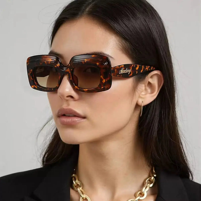 Retro Shades Luxury Sunglasses  For Men Designer Famous Brand Square Sun Glasses Man Women Sunglass UV400