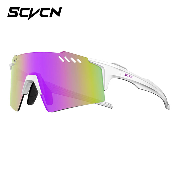 SCVCN UV400 Cycling Glasses Outdoor Running Sunglasses Men Women MTB Road Bike Glasses Hiking Drive Bicycle Sports Sunglasses