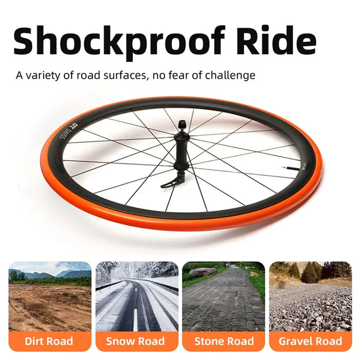 PINMOAP Road Bike Inner Tube Ultra Light Tpu Bicycle Inner Tube 700x28-32c Durable Anti Perforation Inner Tube Essential Riding