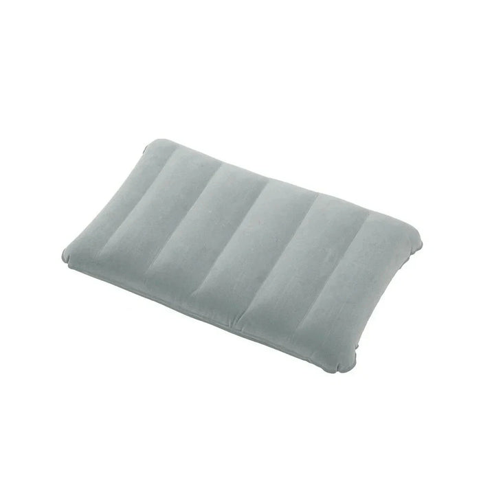 Almohadas de colchón de aire de 47x30cm Cojín para dormir de camping al aire libre Almohadas inflables cuadradas plegables Respaldo de viaje Reposacabezas de avión grande