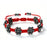 Handmade Adjustable Red Braided Rope Bracelets 5mm Copper Beads Flower Shape Lucky Bangle Women Daily Wear Fashion Jewelry Gifts