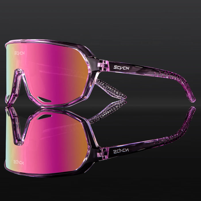 SCVCN Cycling Glasses Outdoor Sports Bicycle Sunglasses UV400 Running Eyewear Men MTB Cycling Sunglasses Road Bike Glasses