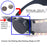 Lunettes lumineuses pour artistes de boîte de nuit Lunettes LED Fête Danse Rave Noël 6V LED Lunettes de soldat futuristes Lumières néon