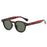 Fashion Retro Round Sunglasses Women Rivets Decoration Men Shades UV400 Punk Leopard Sun Glasses
