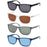 Gafas de sol de lectura extragrandes Adecuadas para hombres y mujeres Montura cuadrada clásica Para uso en exteriores Con lentes graduadas.