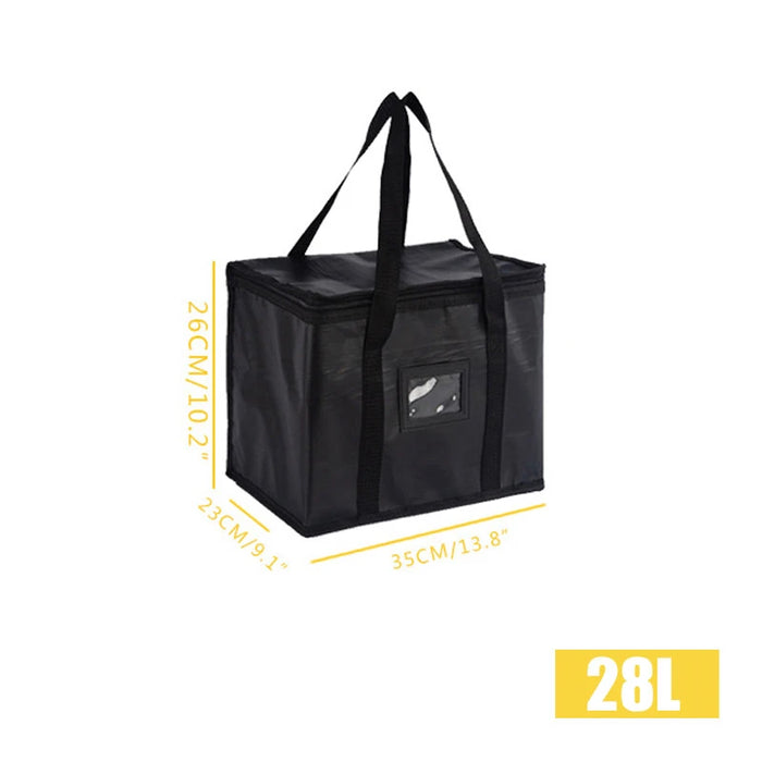 Bolsa térmica aislante de 70 L para mantener el frío, gran capacidad, portátil, para almuerzo, con cremallera, pícnic, camping, papel de aluminio, bolsa para alimentos