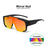 VIVIBEE Grandes lunettes polarisées à porter par-dessus des lunettes de soleil photochromiques pour hommes, conduite, UV400, pêche, extérieur, femmes, verres miroirs foncés
