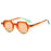 Fashion Small Irregular Square Sunglasses Women Retro Round Clear Ocean Lens Shades UV400 Men Rivets Punk Sun Glasses