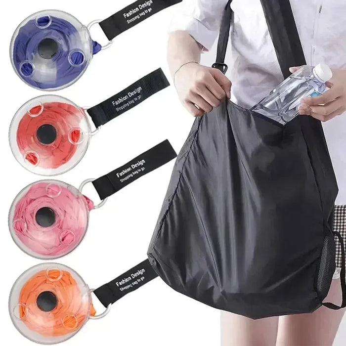 Folding and Retractable Storage Bag, Supermarket Shopping Storage Portable Bag, Environmentally Friendly, Reusable Compact Bag