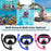 Dry Top Anti-Leak Snorkel Set, Adult Anti-Fog Tempered Glass Mask SoftSiliconeSnorkelTubeforOceanSnorkelingSwimmingBeachVacation
