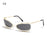 Fashion Y2K Wrap Around Sunglasses for Women Men Rimless Sun Glasses 2000'S Punk Sunglasses Goggles Shades UV400 Eyewear