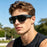Lunettes de soleil sur-lunettes polarisées pour hommes et femmes, protection UV400 enveloppante pour la conduite et les activités en extérieur