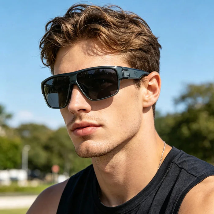 Lunettes de soleil sur-lunettes polarisées pour hommes et femmes, protection UV400 enveloppante pour la conduite et les activités en extérieur