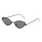 1PC Vintage Small Frame Shades Retro Oval Black Sunglasses Unisex Luxury Brand Designer Pink Sun Glasses Female Travel Eyewear