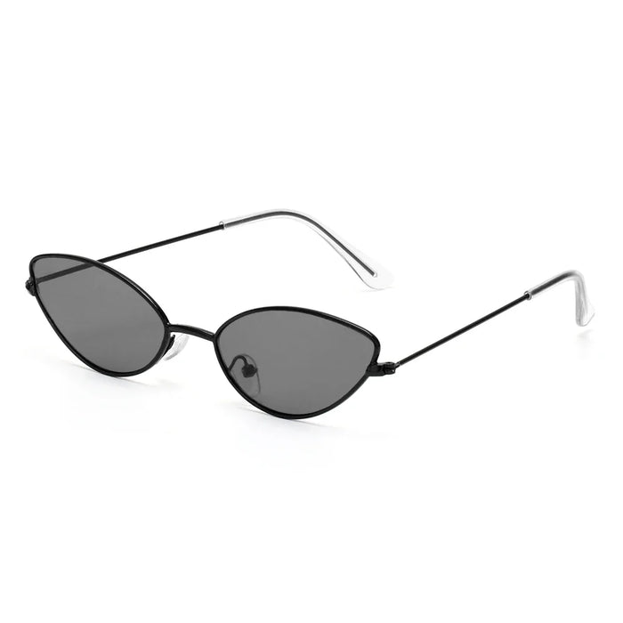 1PC Vintage Small Frame Shades Retro Oval Black Sunglasses Unisex Luxury Brand Designer Pink Sun Glasses Female Travel Eyewear