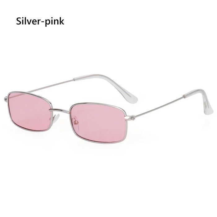 Summer Retro Small Oval Sunglasses Ladies Vintage Shades Cat Eye Sun Glasses Men Women Rectangular Eyeglasses Protection 400UV