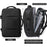 Sac à dos de voyage Héroïque Chevalier pour homme, sac à dos d'affaires, sac d'école extensible, avec port USB, grande capacité, pour ordinateur portable 15,6 pouces, imperméable