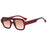 Nuevas Gafas de Sol Cuadradas de Doble Puente Retro para Mujer Diseño de Tonos Degradados Gafas de Sol de Alta Calidad para Hombre Protección UV400