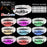 20-200 piezas Pulseras LED personalizables para bodas Pulsera de control de música y sonido Pulsera luminosa ajustable para bodas, cumpleaños, conciertos