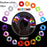 Funny LED Flashing Braid Headband Light up Noodle Headband Girl Women Rave Carnival Party Headwear Supplies Bar Night Show Props