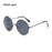 1PC Vintage Small Frame Shades Retro Oval Black Sunglasses Unisex Luxury Brand Designer Pink Sun Glasses Female Travel Eyewear