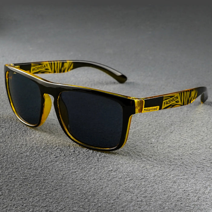 Gafas de Pesca Lentes de Sol Cuadradas Polarizadas para Pesca Deportes Conducción Sombras de Pesca Gafas de Exterior para Ciclismo Viajes Uso Diario