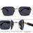 Rimless Square Men Sunglasses 2026 Luxury Polygon Photochromic Sun Glasses Male Driving Shades Punk Cut Lenses Frameless Eyewear