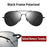 Memory Metal Pilot Sunglasses Men Polarized Flexible Titanium Temples Driving Sun Glasses Male Photochromic Chameleon Eyewear UV