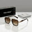 VIOLA MAG Retro Square Double Bridge Fashion Glasses, Unisex, Stylish Large Frame Suitable for Driving, Outdoor and Daily Wear
