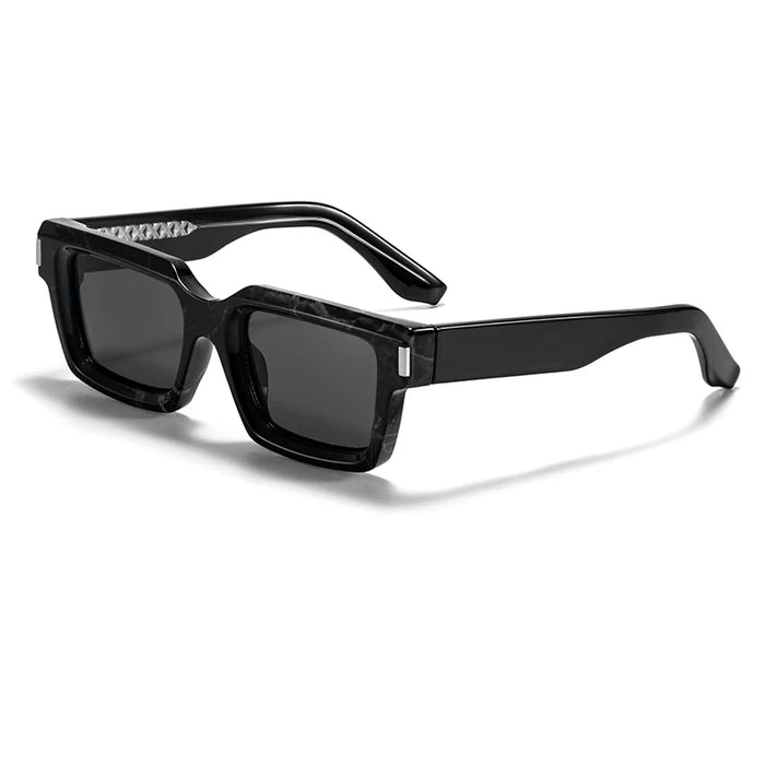 HBK Punk Vintage Square Men's  Sunglasses Brand Design Small Frame Sun Glasses Party Travel Glasses Gift Ideal Choice