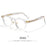 HBK Retro Oval Glasses Frames Transparent Lenses Men High Quality TR-90 Frame Glasses Women's Reading Computer Eyewear