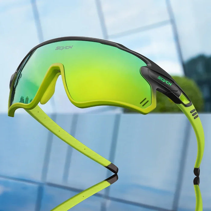 SCVCN New Cycling Glasses UV400 Polarized Bicycle Goggles Man Woman Sports Runing Skiing Riding Sunglasses MTB Bike Eyewear