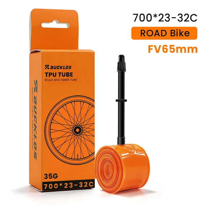 BUCKLOS Bike Inner Tube TPU 700C Bicycle Inner Tire Ultralight Wear-resistant Road Gravel Cycling Tire Tubes Bicycle Tire Parts