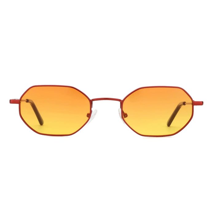ZENOTTIC Retro Small Polygon Polarized Sunglasses Women Metal UV400 Sun Glasses Men Anti-Glare UV400 Goggles Driving Eyewear