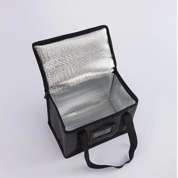 Bolsa térmica aislante de 70 L para mantener el frío, gran capacidad, portátil, para almuerzo, con cremallera, pícnic, camping, papel de aluminio, bolsa para alimentos