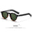 HBK Retro Small Round Men Sunglasses High-Quality Thick Style Women Outdoor Travel Business Driving Decorative Glasses UV400