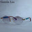 Rimless Polygon Sunglasses Women 2026 Luxury Brand Fashion Retro Sun Glasses Punk Hexagon Eyewear For Lady UV400 Outdoor Shades